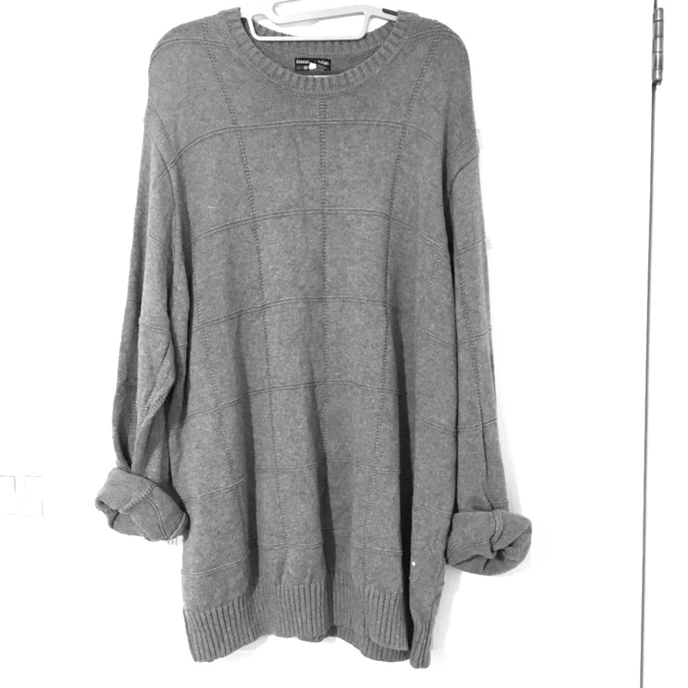 Grey oversized sweater